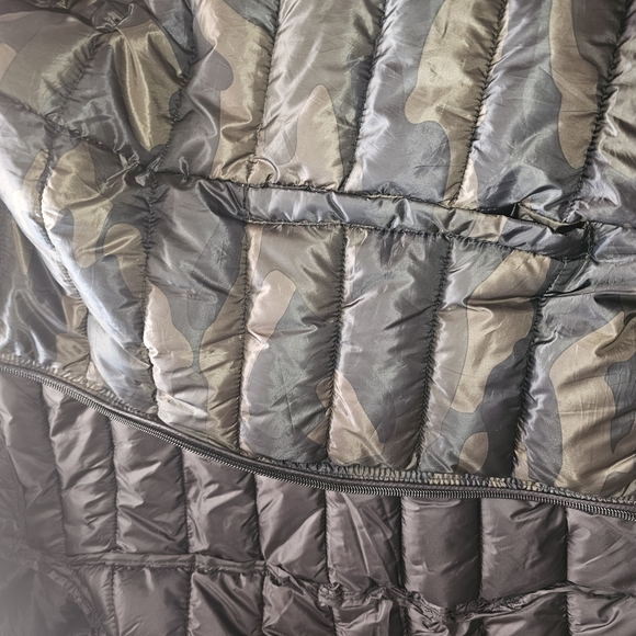 Urban Republic Black Puffer Jacket with Quilted Design and High Collar - Picture 12 of 14